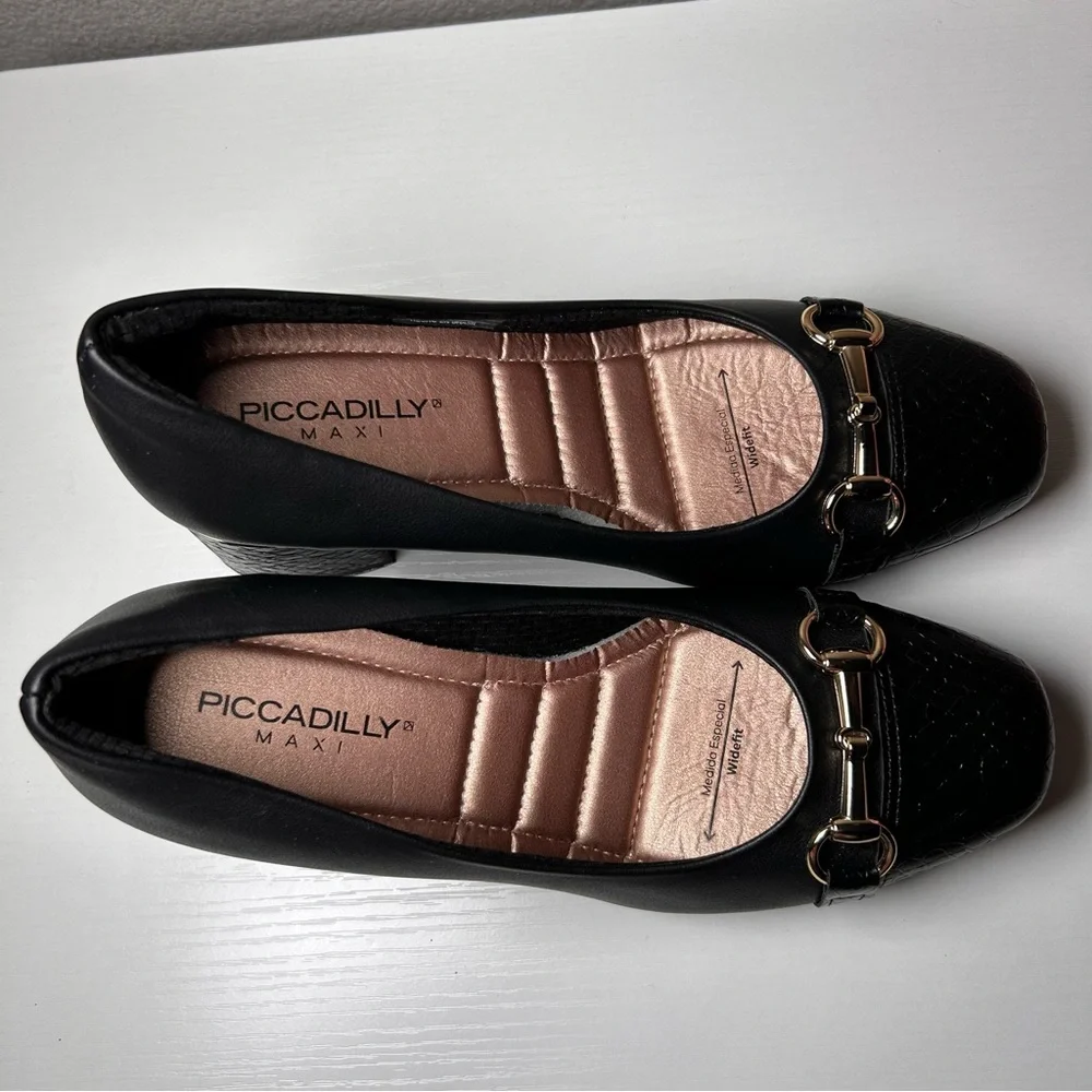 Piccadilly Maxi-Brazilian Elegant Block heel shoes Size 6‎ New